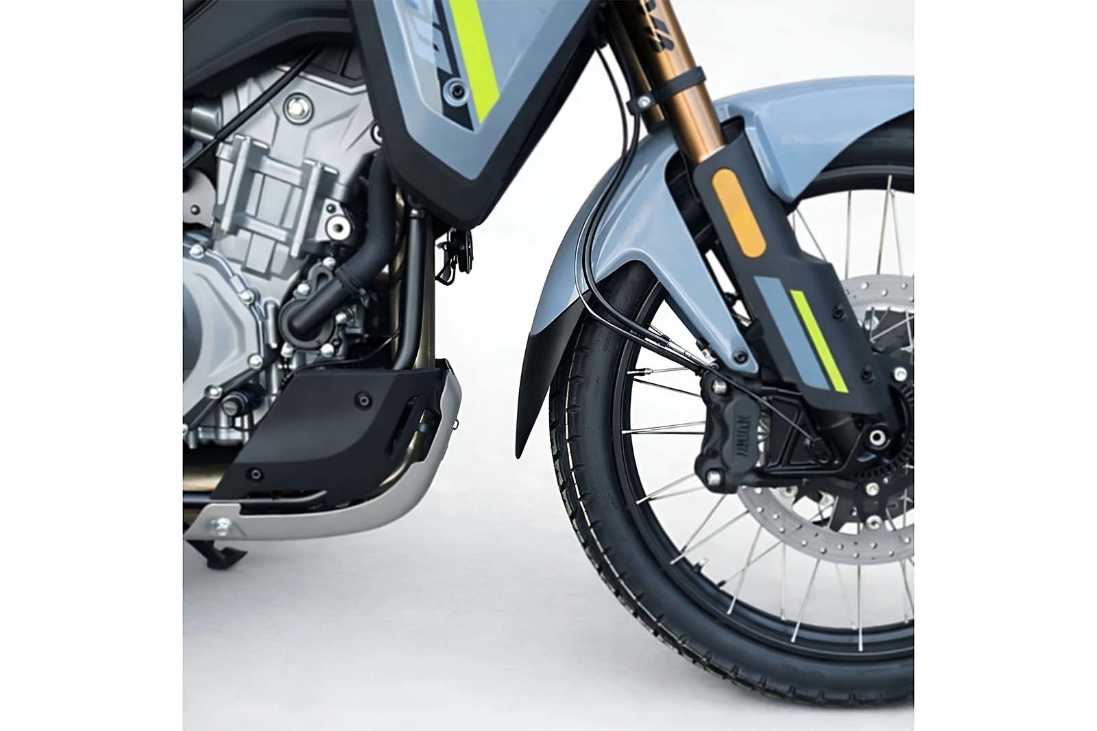 Faldón guardabarros delantero Puig 22872N CFMOTO 450MT 24-25 Negro