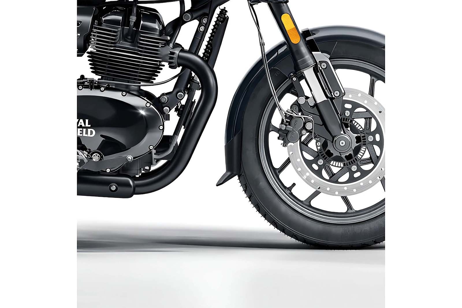 Faldón guardabarros del. Puig 22885N Royal Enfield Shotgu Negro