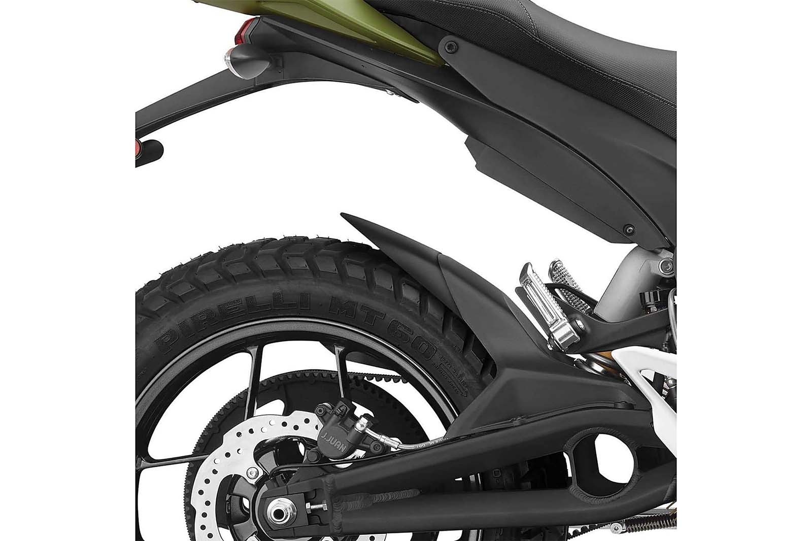 Extensión guardabarros trasero Puig 22993J Zero Ds 13-21/DSR Negro mate