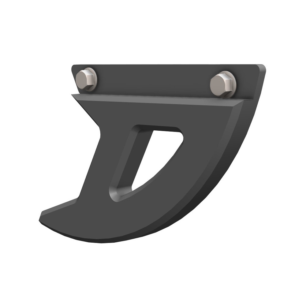 Recambio de protector de disco de freno trasero Crosspro Kawasaki 05-22 negro