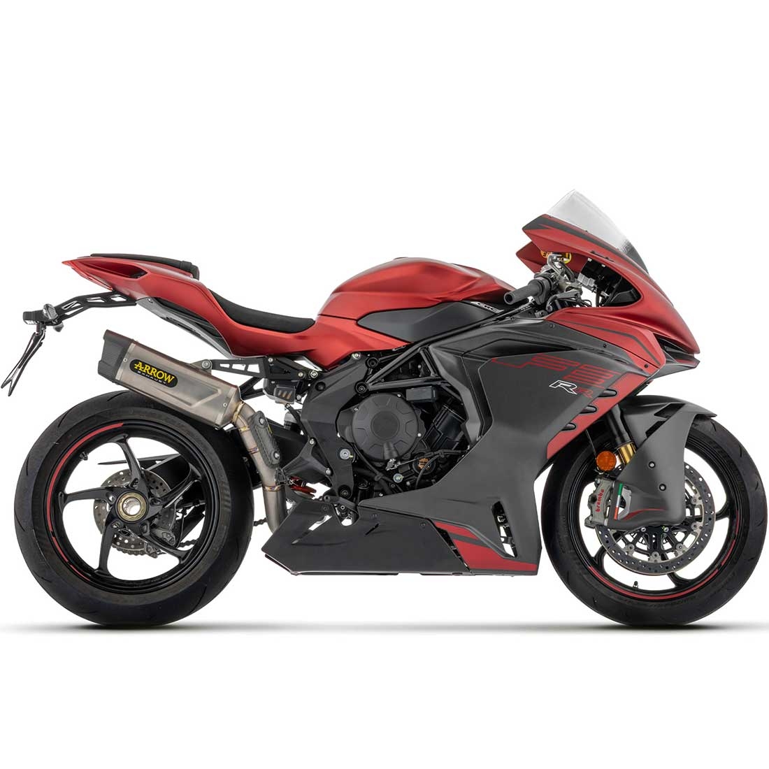 Silencioso escape Arrow 77514PK MV Agusta F3 800 E5 Plus 2025-2026