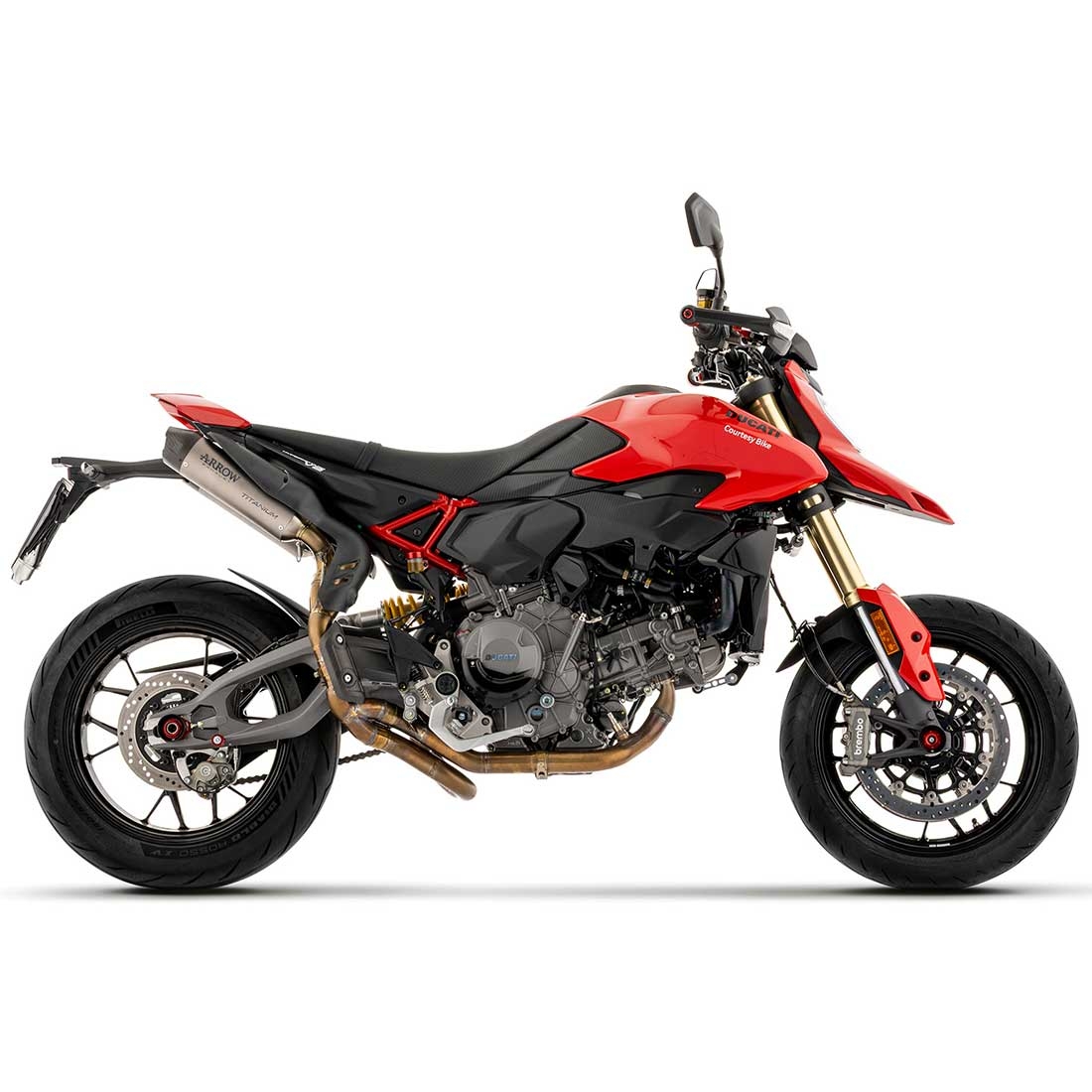 Silenciosos escape Arrow 77518PR Ducati Hypermotard V2 E5 Plus 2026