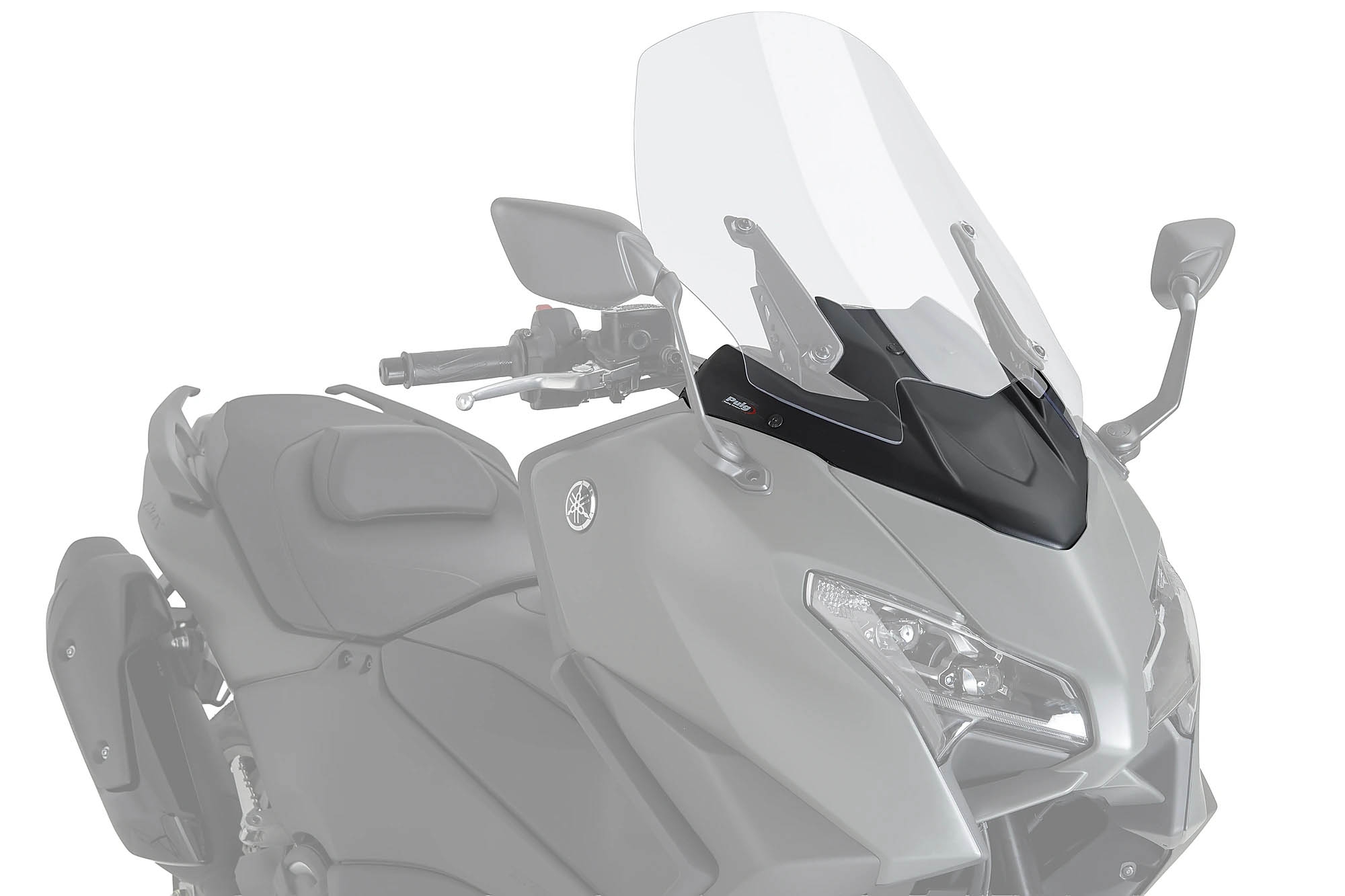 Tapas frontales Puig 22800J Yamaha T-Max 560 20252-2026 Negro Mate