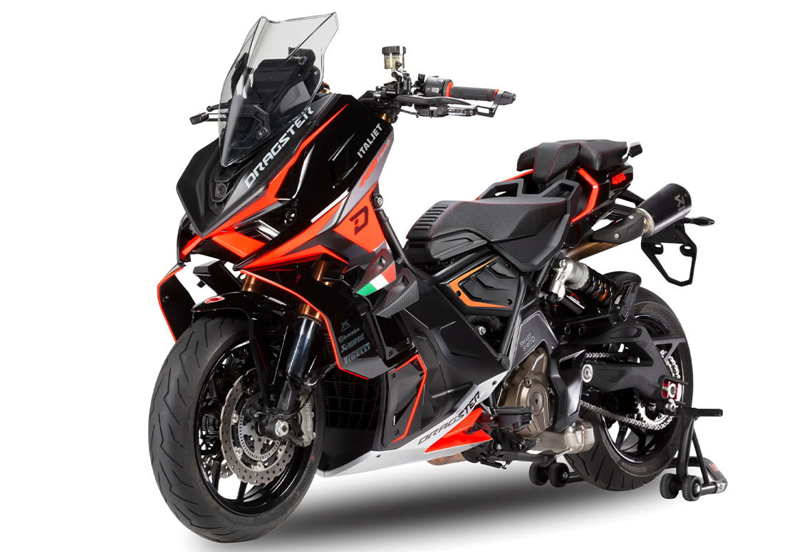 Italjet Dragster 459 bicilíndrica Smart Shift